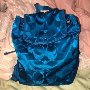 Authentic coach backpack purse